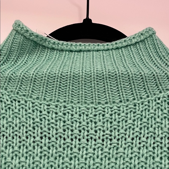 Mint Green Turtleneck Sweater - Picture 4 of 4